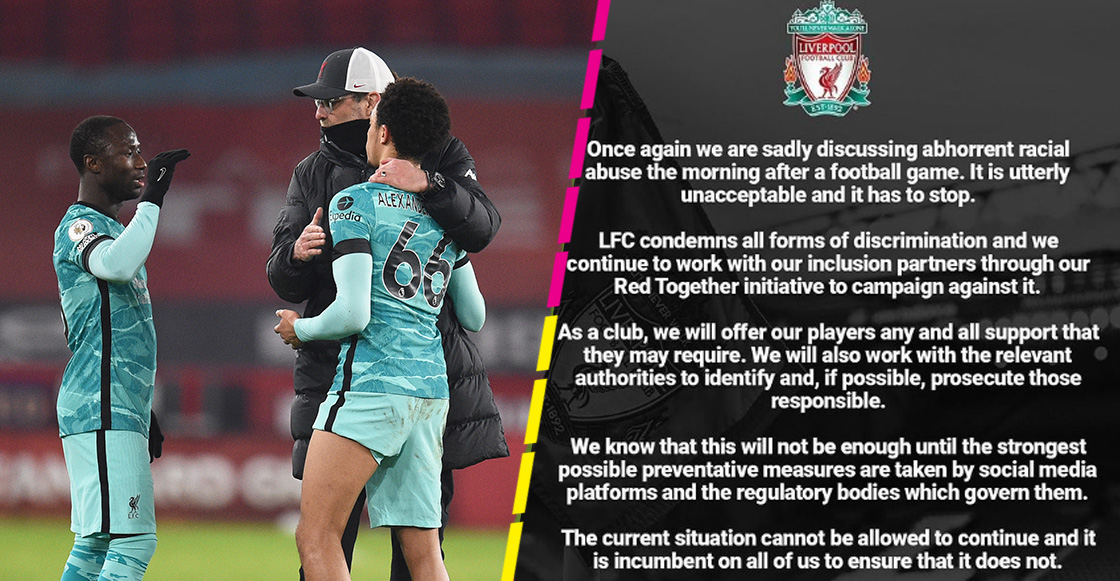 Liverpool se declara en contra del racismo tras el ataque a jugadores después de la Champions League