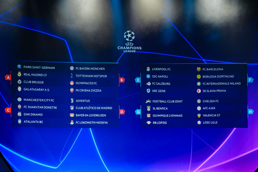 Sorteo de la Champions League