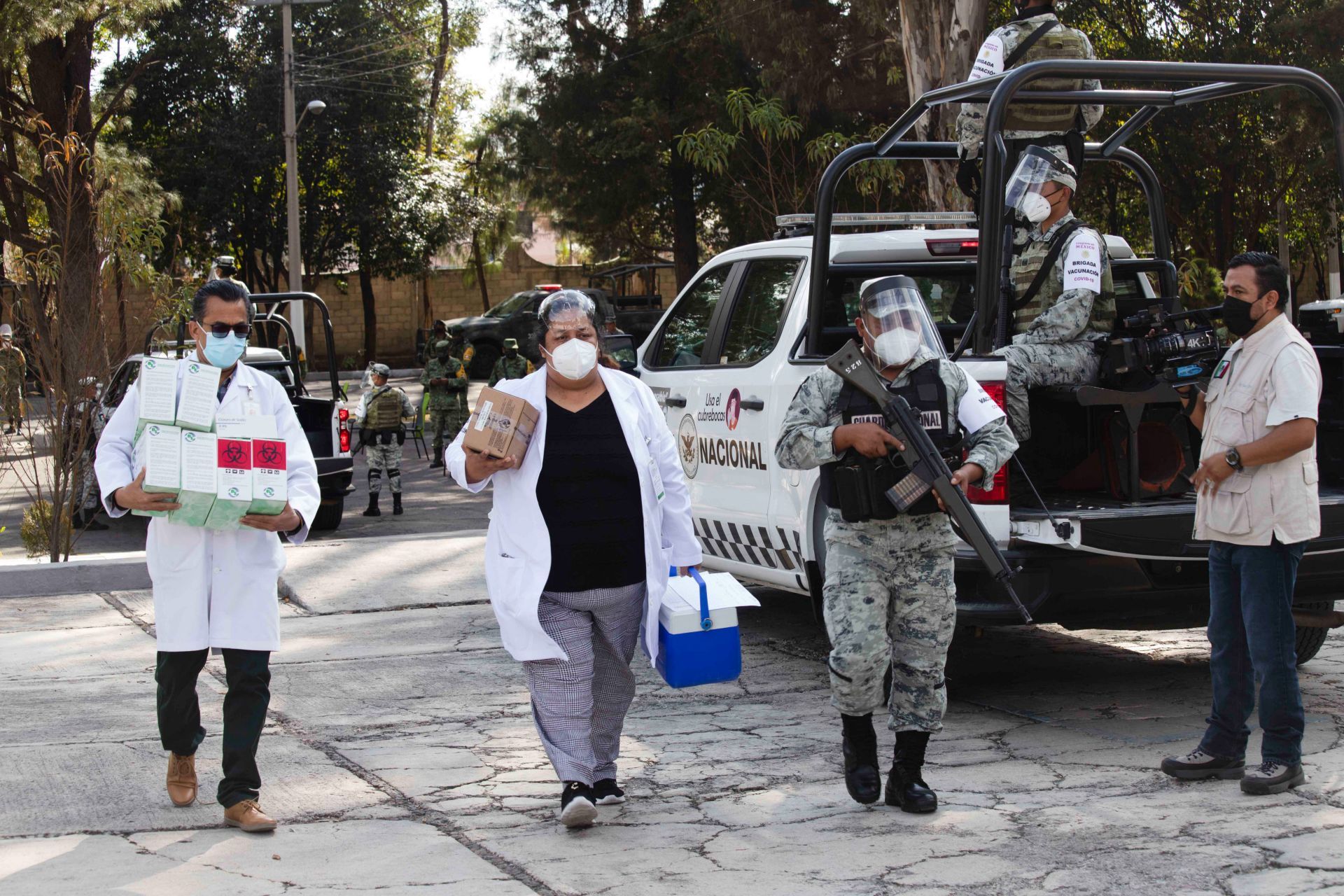 Atacan a balazos a una brigada de vacunación antiCovid en Michoacán