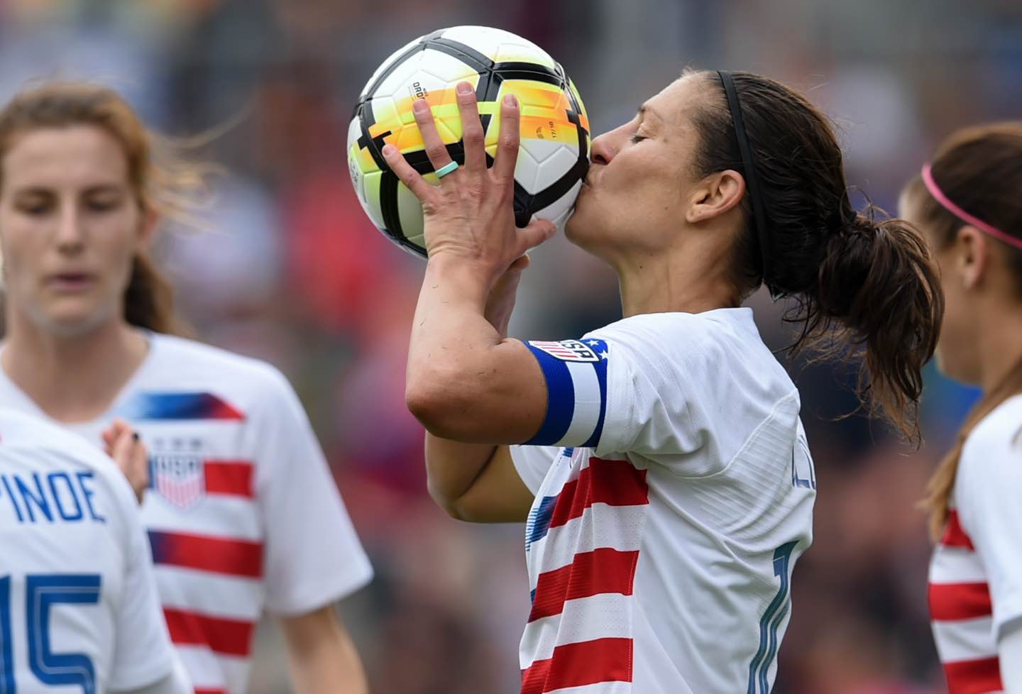 Los números de Carli Lloyd en 300 partidos con la Selección Femenil de Estados Unidos