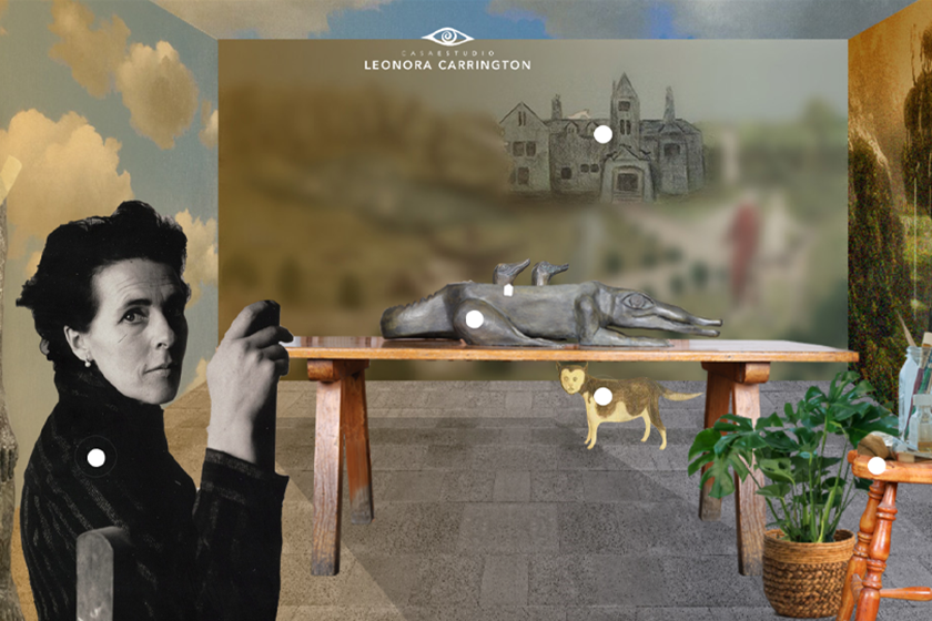Ahora puedes conocer la casa de Leonora Carrington en un recorrido virtual