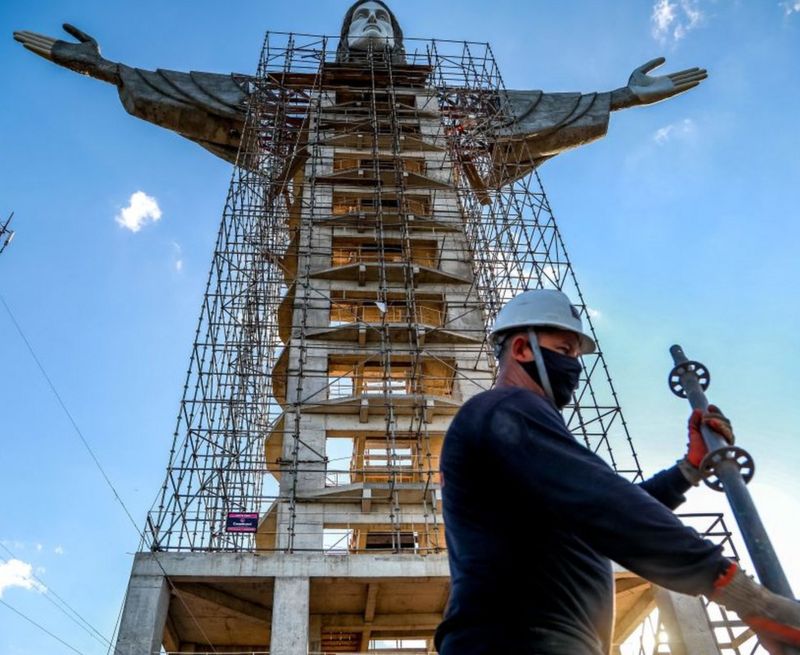 Brasil construye monumento a ‘Cristo Redentor’ más alto que el de Corcovado
