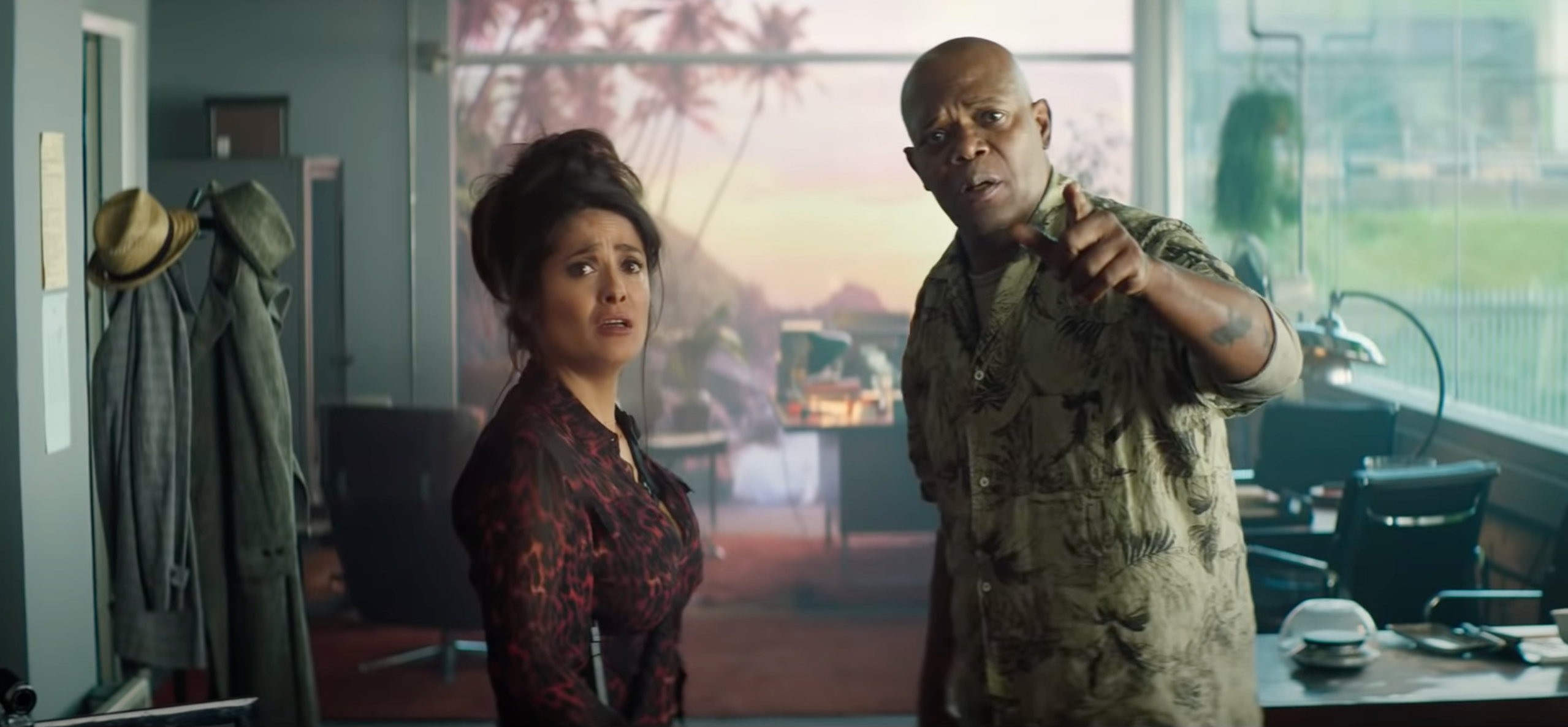 Checa a Salma Hayek, Ryan Reynolds y Samuel L. Jackson