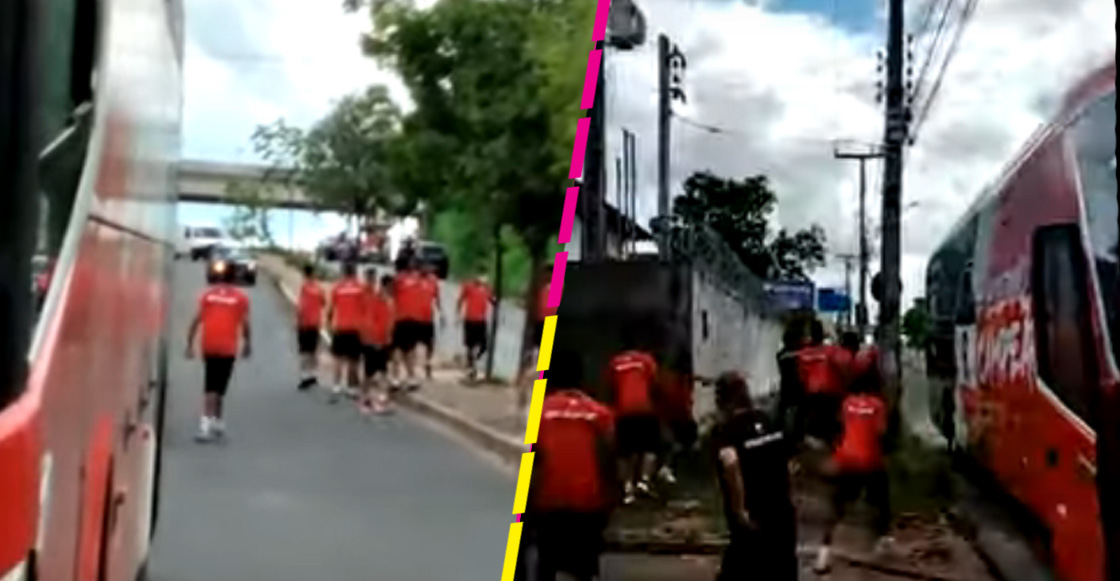 WTF? Equipo de Brasil apedrea a su propia afición después de una derrota