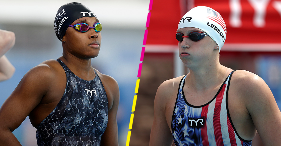 Katie Ledecky y Simone Manuel entrenan en la alberca de una casa prestada para los Juegos Olímpicos