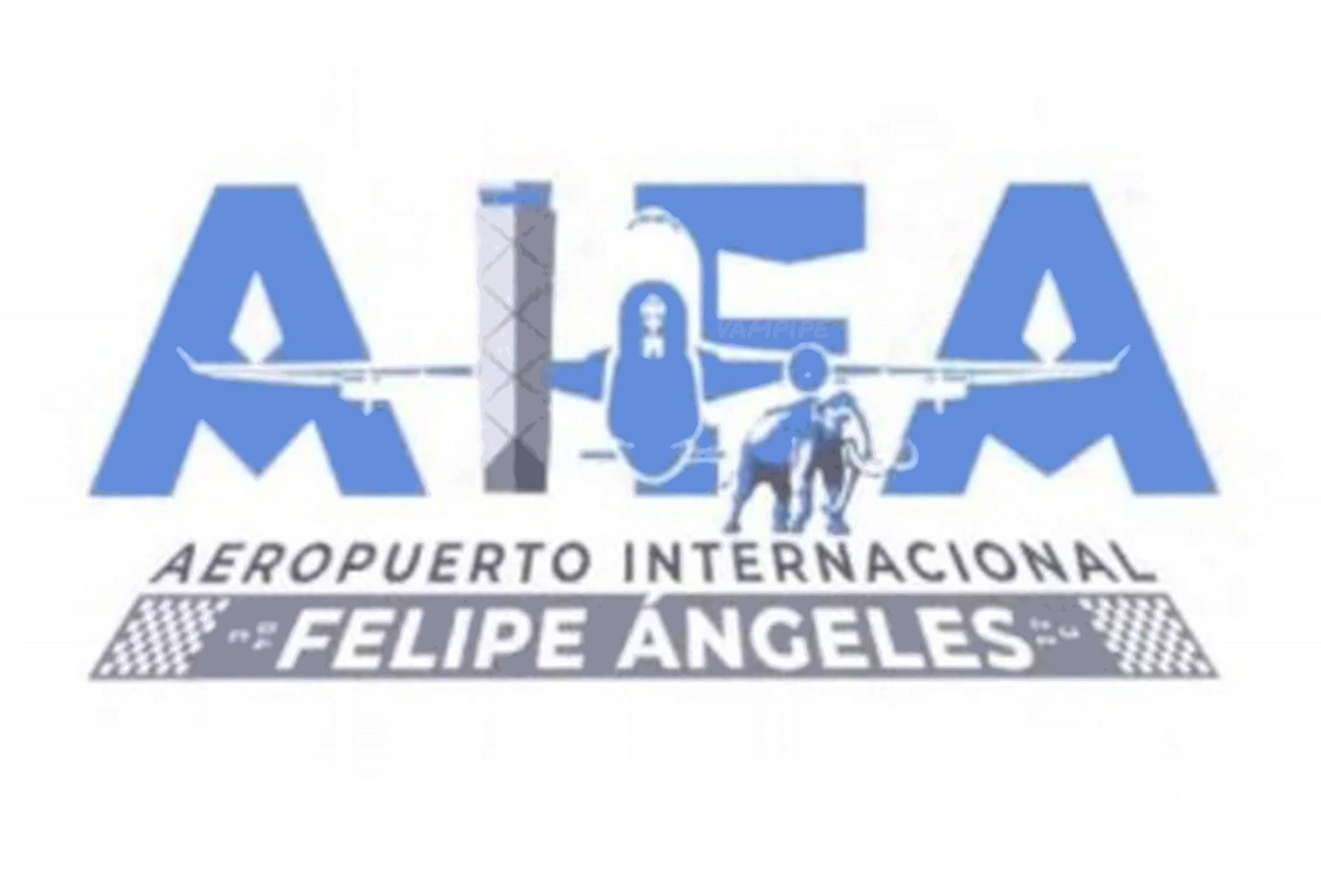 Critican al Gobierno Federal por el logo del aeropuerto de Santa Lucía