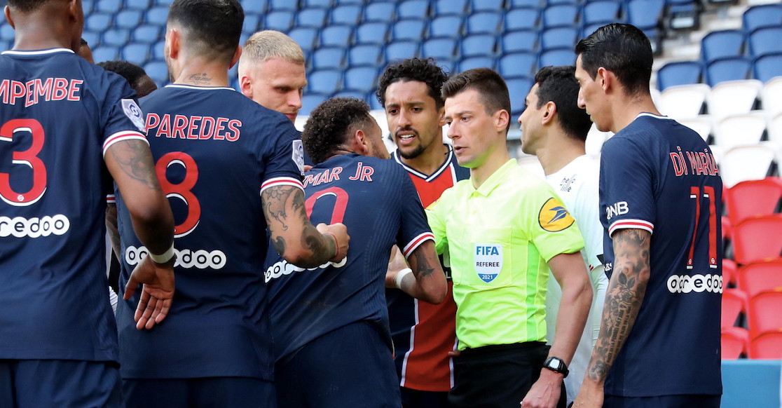 ¡Todo mal! La expulsión a Neymar y el declive del PSG en la Ligue 1