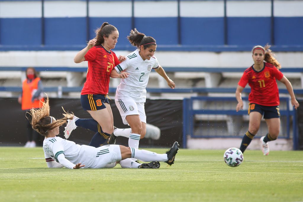 Los goles con los que España venció a la Selección Mexicana Femenil