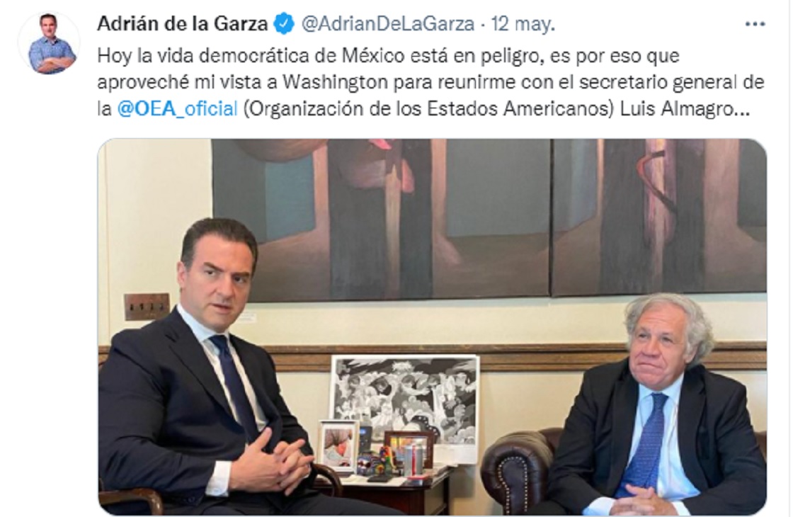Adrian De la GArza Luis Almagro OEA