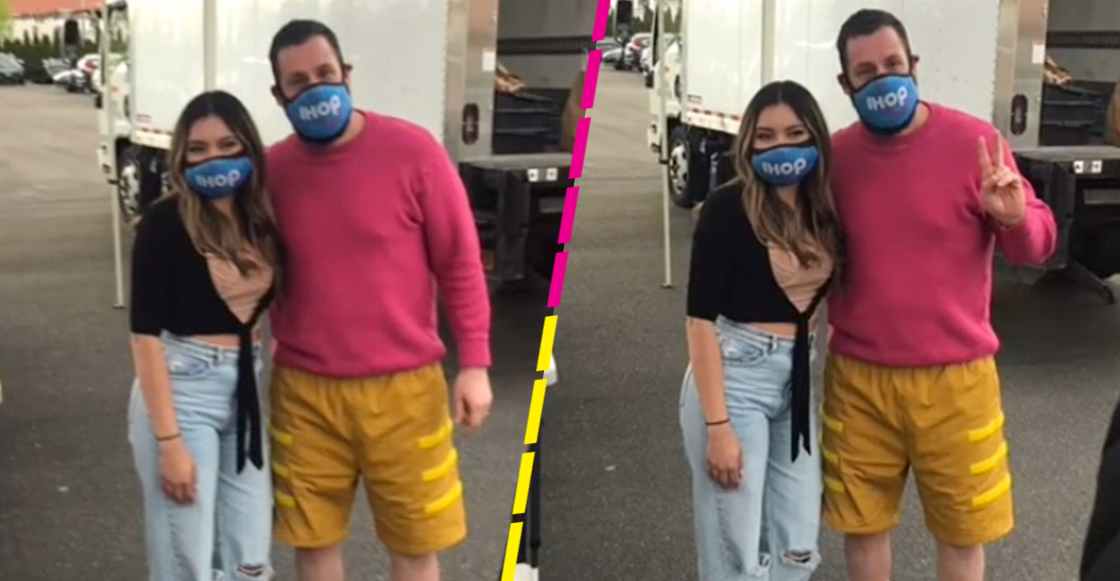 Ahora sí lo reconoció: Adam Sandler se reúne con la mesera que "se negó" a atenderlo