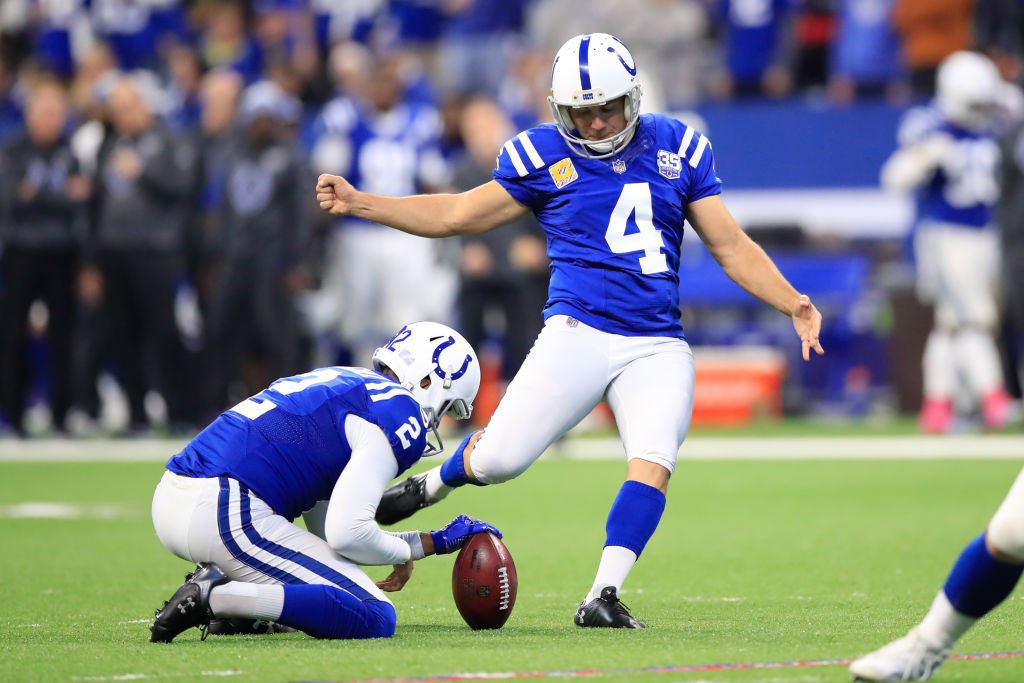 Adam Vinatieri con los Colts