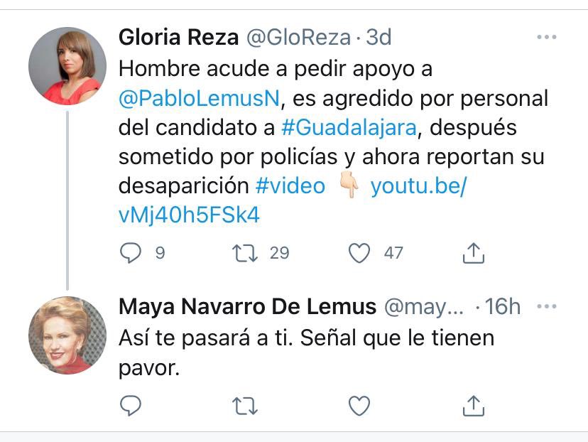 amenaza pablo lemus reportera proceso 1