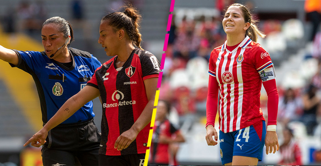 La escandalosa mano en el área que se le escapó a la árbitra en el Atlas-Chivas Femenil