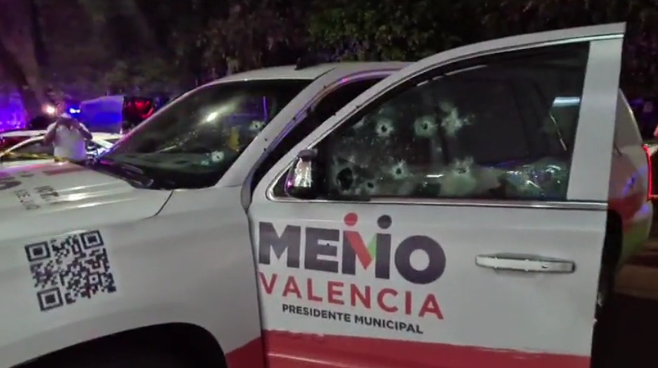 Atacan a balazos al equipo de Guillermo Valencia, candidato del PRI a la presidencia de Morelia