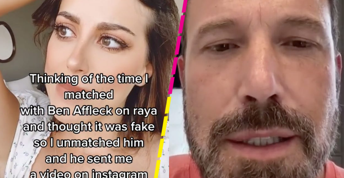 ¿Se ardió? Ben Affleck manda video a una mujer que lo bateó en una app de citas