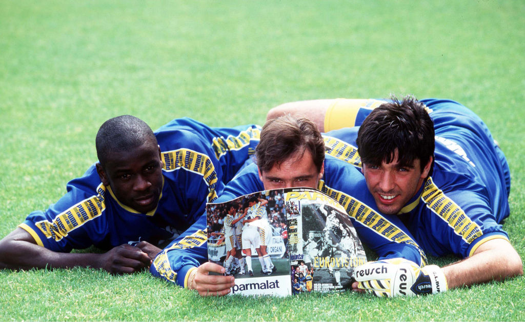 Buffon jugó con Enrico y Federico Cheisa