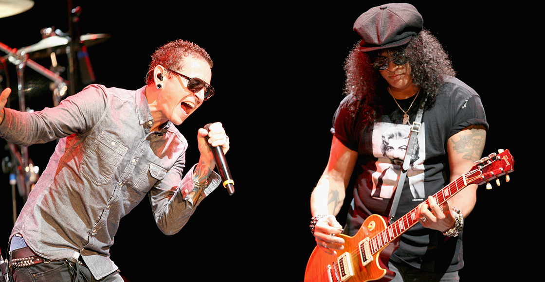 Escucha un fragmento de "Crazy", la canción inédita de Slash y Chester Bennington