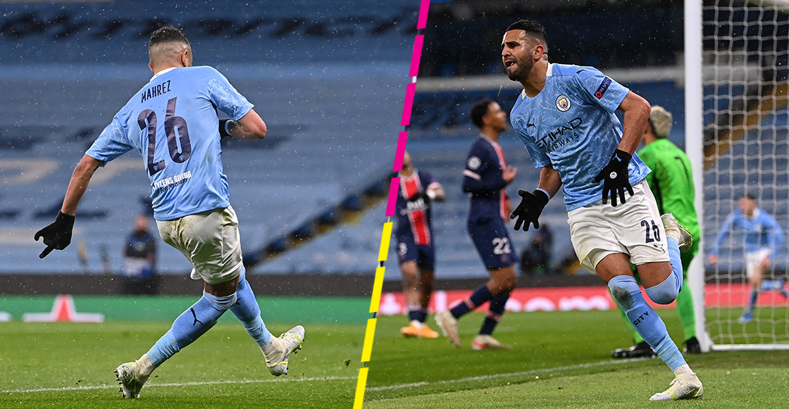 ¡Doblete de Mahrez! Manchester City es el primer finalista de la Champions League
