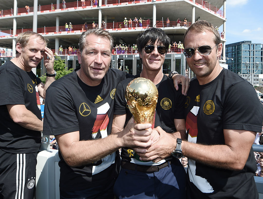 Joachim Low y Hans Flick como campeones del mundo