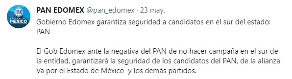 pan Estado de mexico
