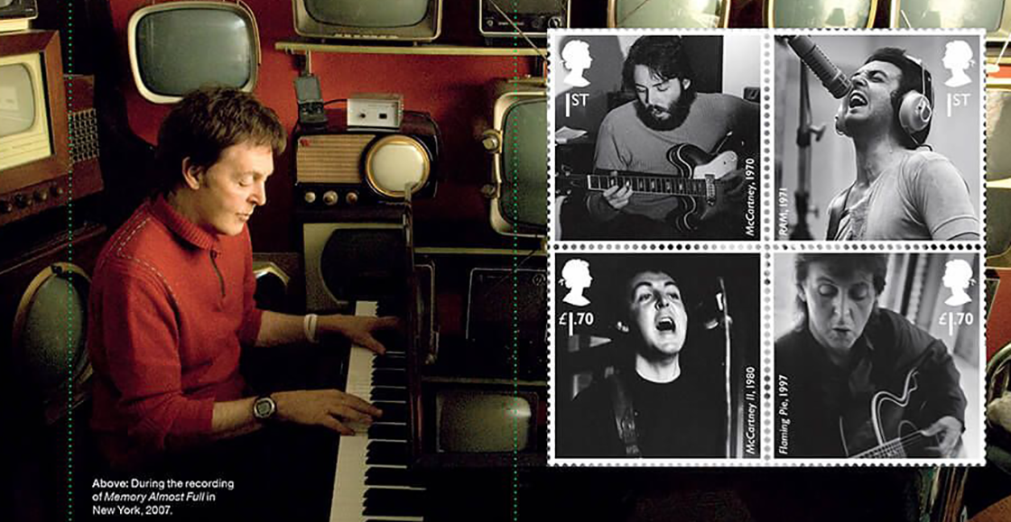 Totalmente merecido: ¡Paul McCartney tendrá sus propios timbres postales!