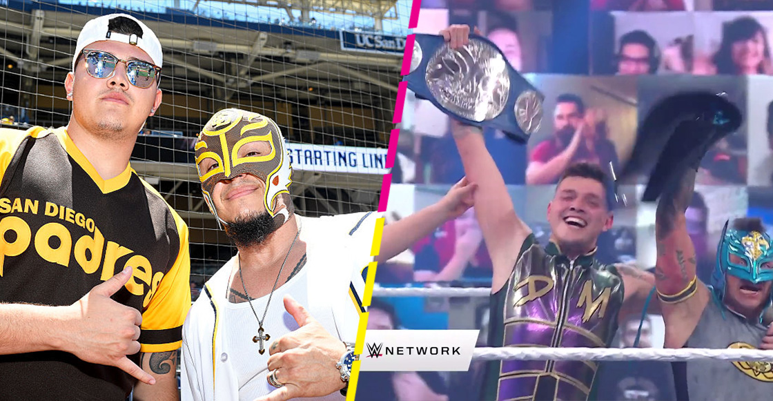 Rey Mysterio y su hijo, Dominik, hacen historia en la división de parejas de la WWE