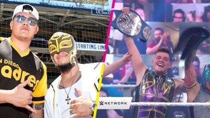 Rey Mysterio y su hijo, Dominik, hacen historia en la división de parejas de la WWE