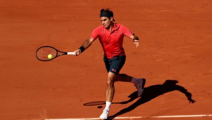 Roger Federer volvió a jugar en un Grand Slam después de 487 días