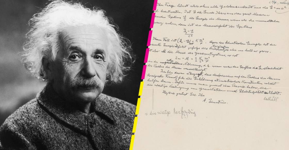 Subastan carta escrita por Albert Einstein en 1,2 millones de dólares