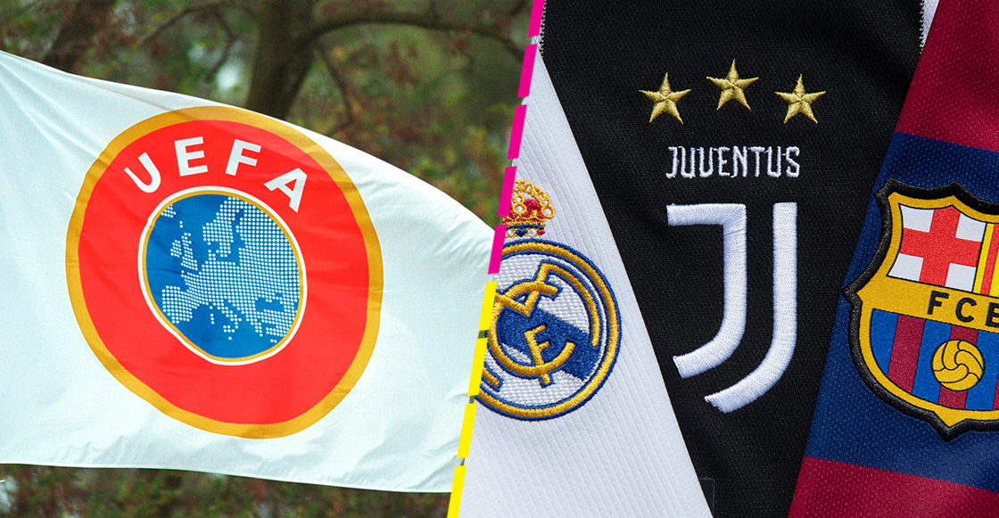 UEFA abre investigación para sancionar a Real Madrid, Barcelona y Juventus