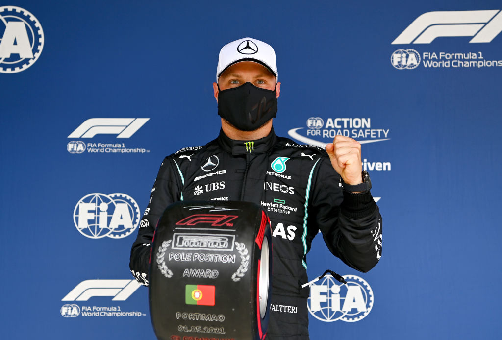 Checo Pérez saldrá cuarto en el GP de Portugal; Bottas se quedó con la pole