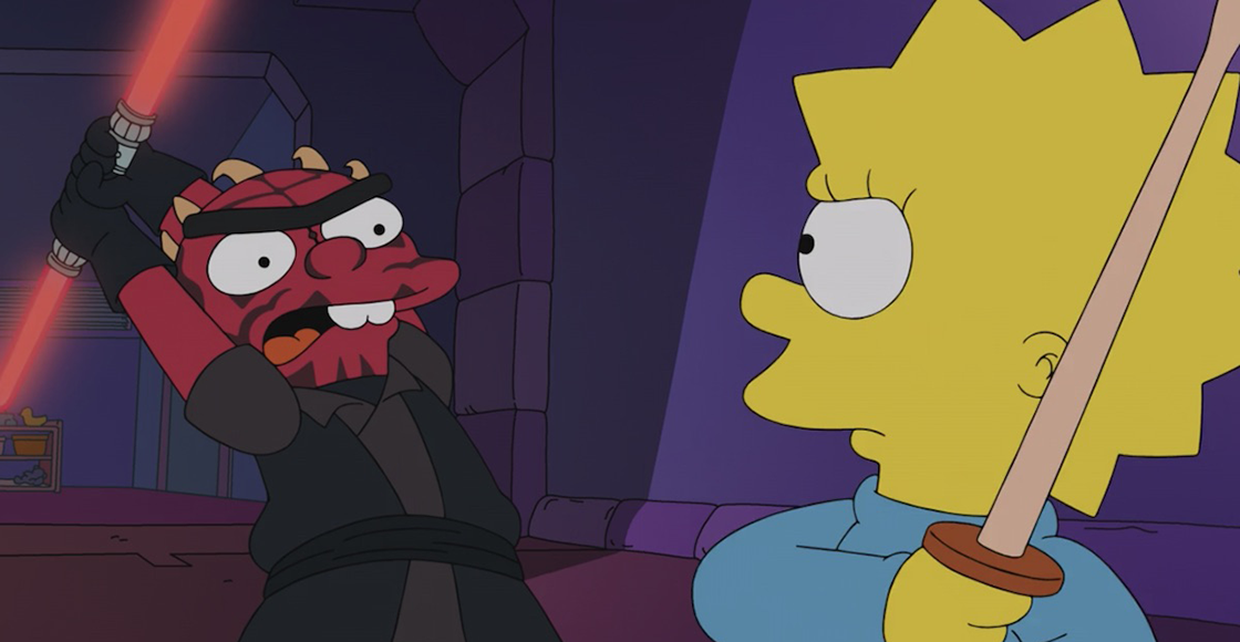 ¡Ya puedes ver el corto de 'Los Simpson' en el mundo de 'Star Wars'!