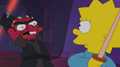¡Ya puedes ver el corto de 'Los Simpson' en el mundo de 'Star Wars'!