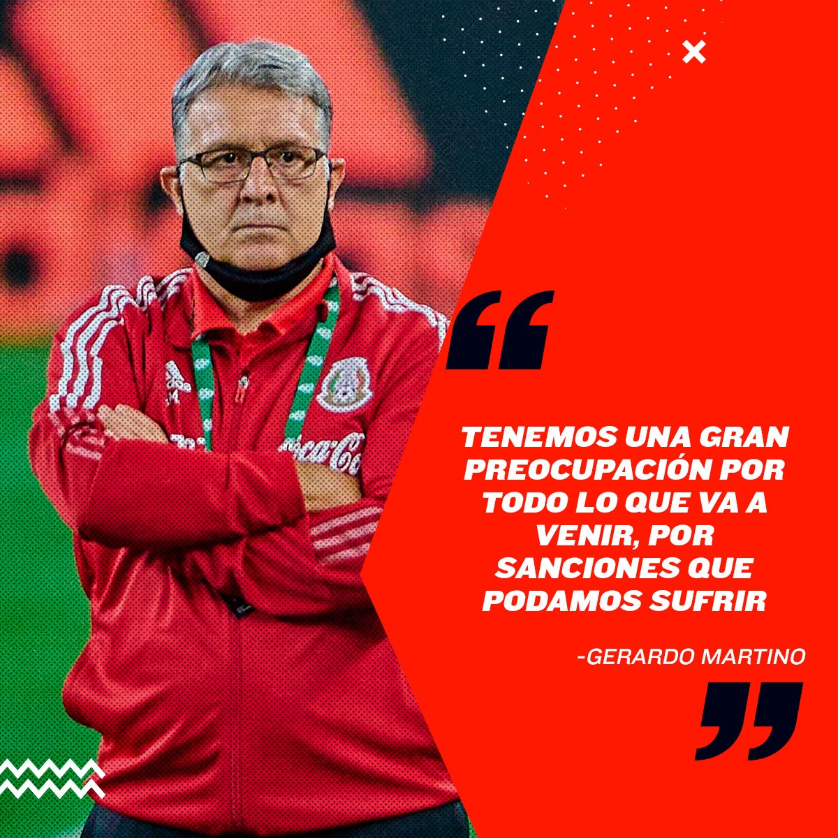 Declaración de Gerardo Martino sobre sanción a Selección Mexicana