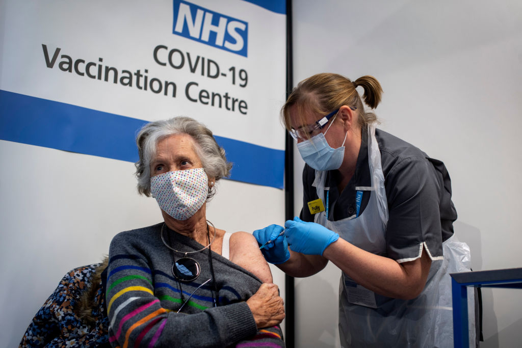 Vacunación contra COVID-19 en Inglaterra