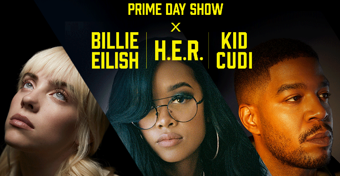Billie Eilish, H.E.R. y Kid Cudi estarán en el Amazon Prime Day Concert 2021