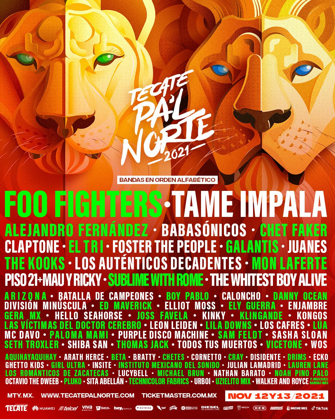 Pal' Norte 2021 cartel oficial