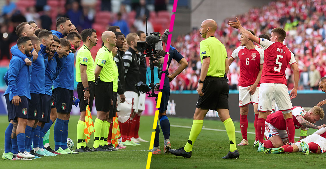 UEFA reconoce al árbitro que intervino en el protocolo de atención a Christian Eriksen