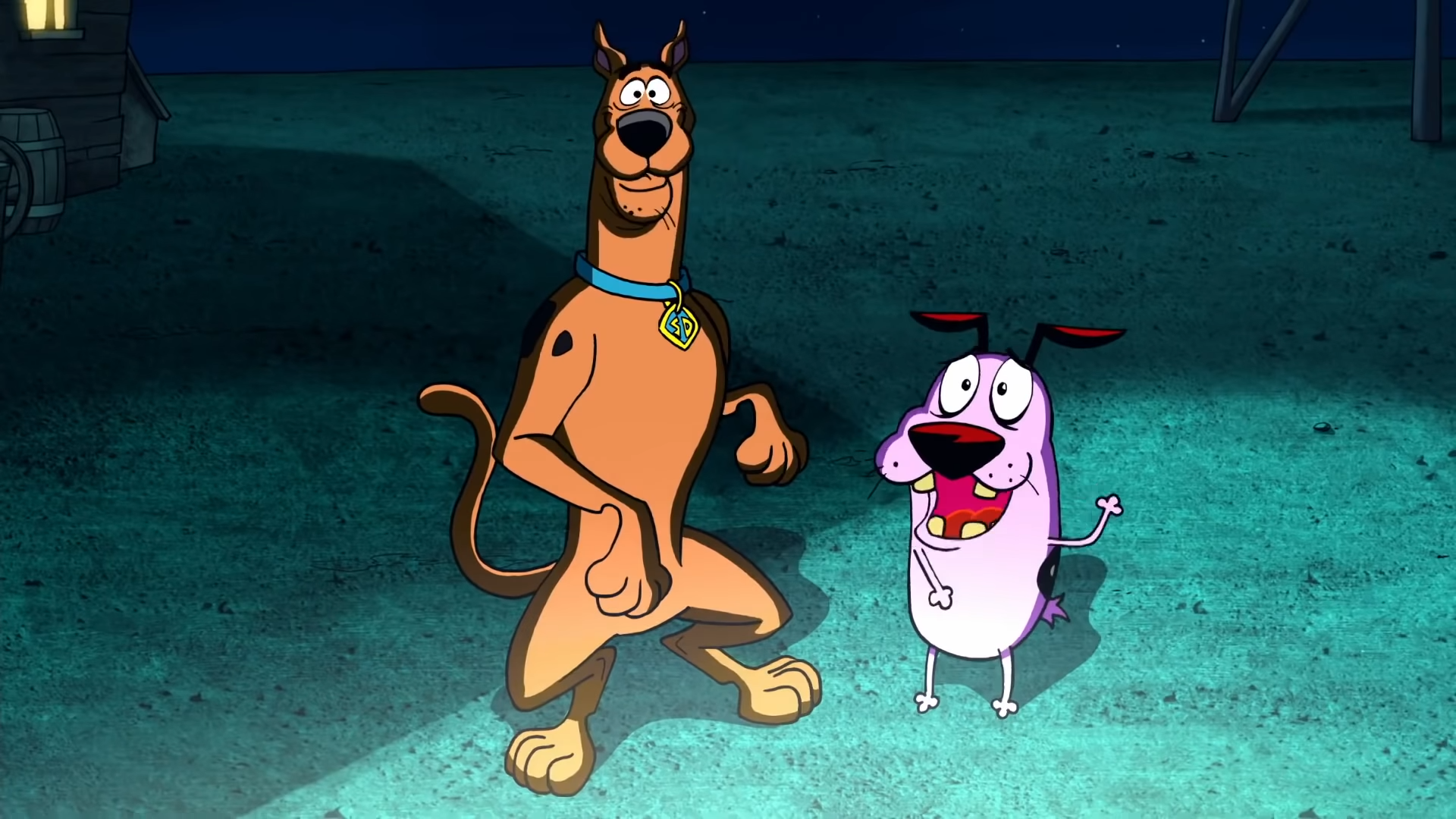 Justo en la infancia: ¡Checa el tráiler del crossover entre Scooby-Doo y Coraje, el perro cobarde!