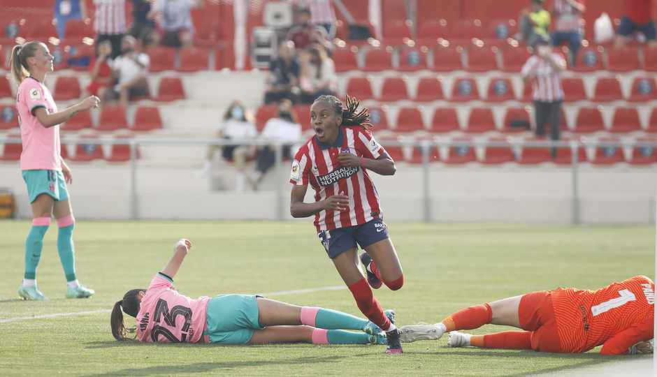 Los goles con los que el Atlético de Madrid terminó el invicto del Barcelona en la Primera Iberdrola