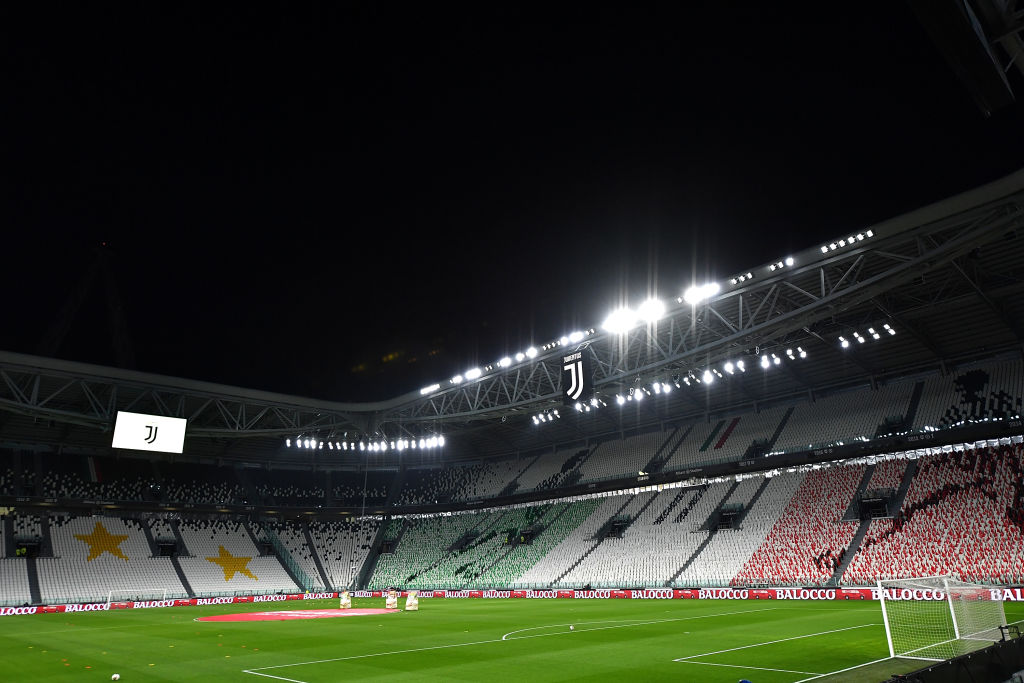 Estadio de la Juventus en Turín Italia, sede de la final de la Champions League 2022