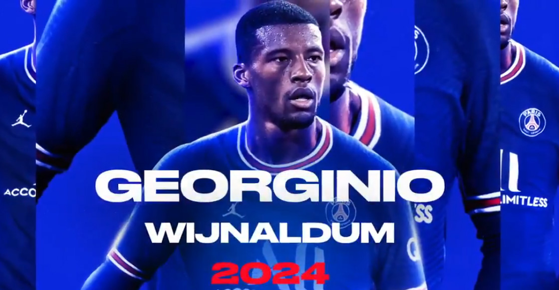 PSG hace oficial la llegada de Georginio Wijnaldum hasta 2024