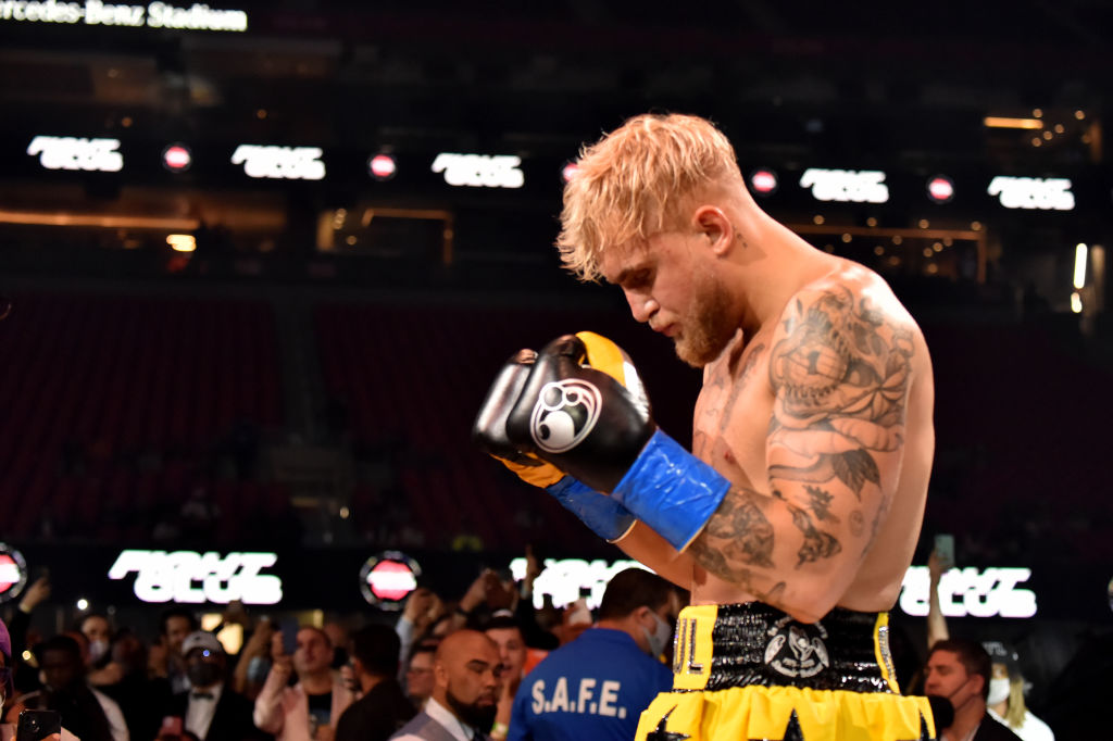 Jake Paul en su última pelea de boxeo