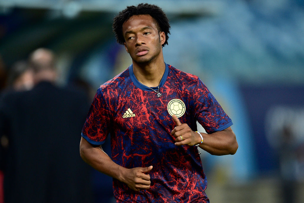 Juan Guillermo Cuadrado de la selección Colombia