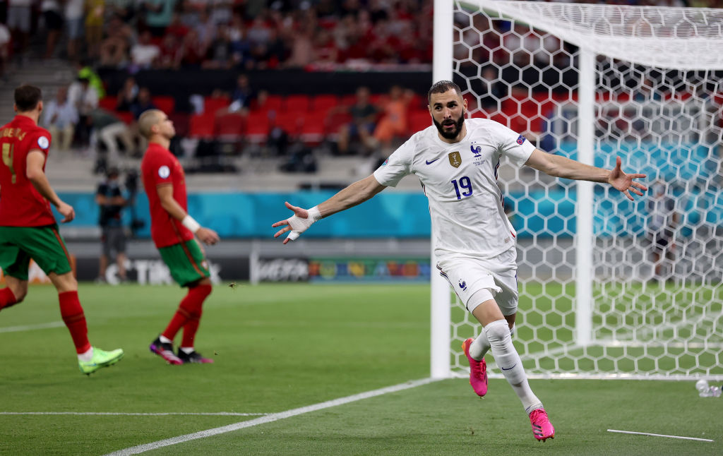 Karim Benzema doblete con Francia en la Eurocopa