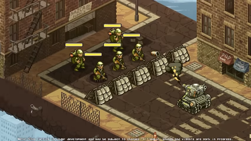 ¡Asu makina! Checa el impresionante tráiler de revelación de 'Metal Slug Tactics'