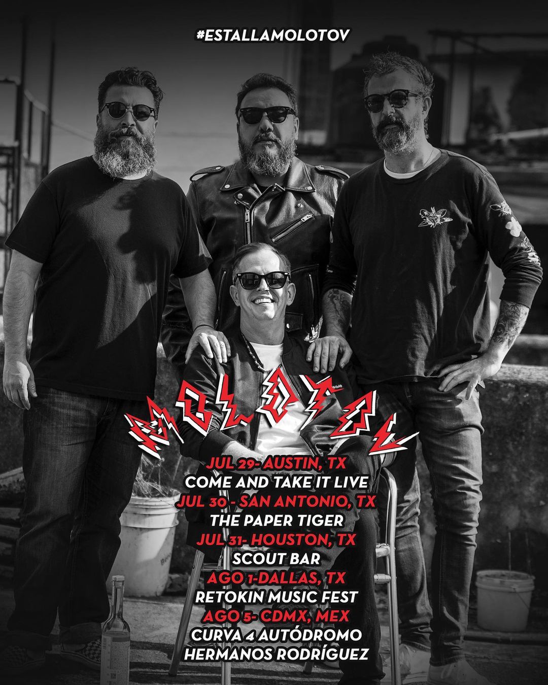 Ahora sí, agárrense: Molotov reagenda su concierto en CDMX para agosto
