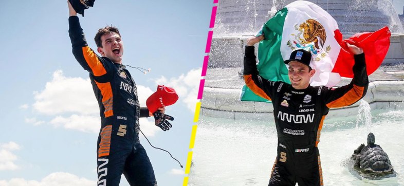 ¿Quién es el mexicano 'Pato' O'Ward y por qué es importante su triunfo en el GP de Detroit en la IndyCar?