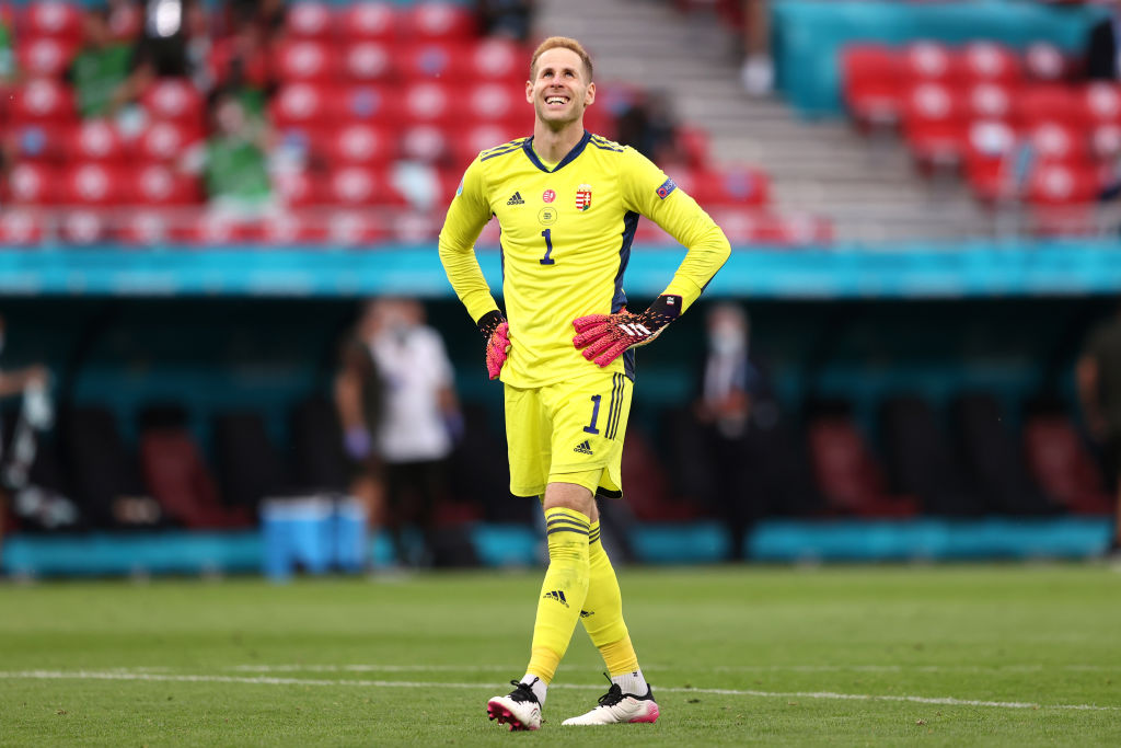 Peter Gulacsi, portero de Hungría