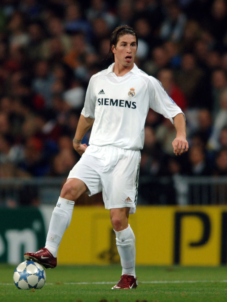 Sergio Ramos en sus primeras temporadas con el Real Madrid